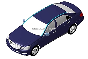 梅赛德斯奔驰E300L电动汽车