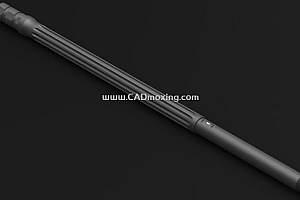 巴雷特狙击步枪枪管设计模型