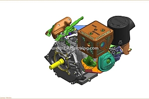 CH440-BAJA-SAE 柴油发动机模型