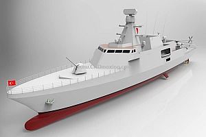 土耳其海军F-511驱逐舰TCG三维模型
