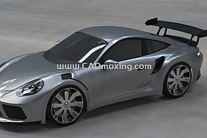 保时捷911 gt3超跑汽车模型