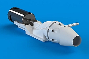 船模喷水推进器系统模型