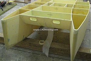 玻璃纤维太阳能多用途双体船
