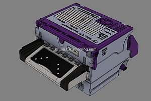 GBA ST2 发票票据接收器打印机设备模型