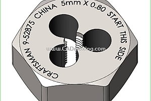 M5 板牙螺纹模具