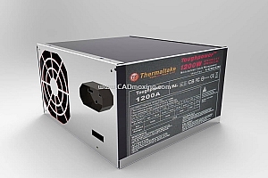 电脑机箱大功率电源1200W-PSU钣金外壳设计