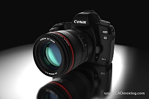 佳能 EOS-5D 单反相机模型