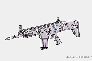 MK-17 步枪外观模型