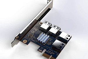 PCIe 4X USB拓展卡