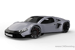 超级跑车外形设计 TCR-2024