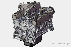 汽车发动机Rover V8一比一模型