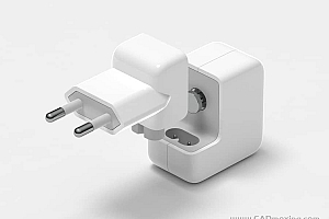 可拆卸式USB充电器+欧盟标准转换插头