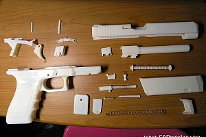 格洛克G34手枪3D打印模型