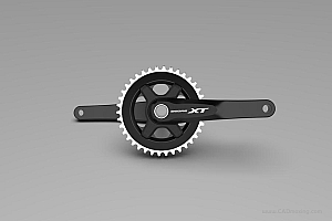 Shimano Deore XT 中轴齿盘牙盘
