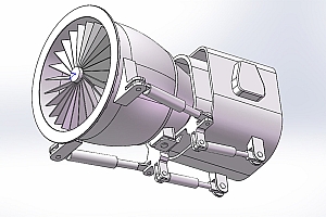 射流推进器结构模型